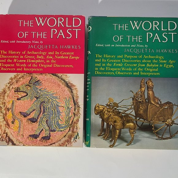 The World Of Past Jacquetta Hawkes 1963 Limited Hardcover Books w/ Slip Cover - Picture 2 of 11
